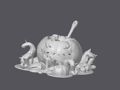 Last War Pumpkin base 3D printing file - Digital download