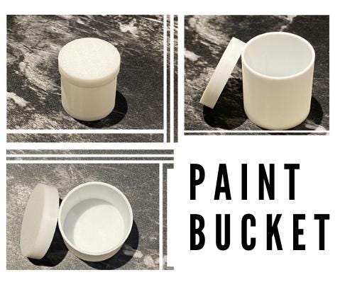 Compact Paint Station Set: All-in-One Painting Organizer