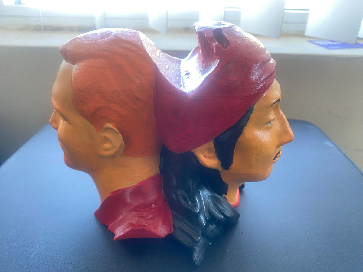 3D model - Hand painted - valentines day gift