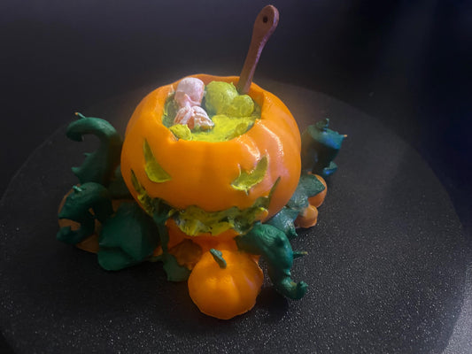 Last war Pumpkin base desktop display (Hand painted)
