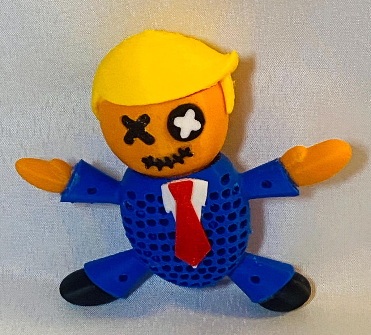 Orange Trump Toothpick Holder- 3D printed – Political Satire Kitchen Decor & Gag Gift