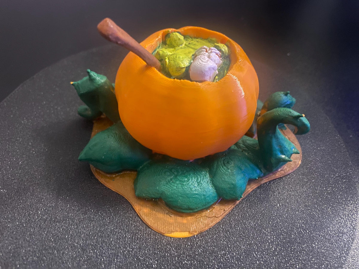 Last war Pumpkin base desktop display (Hand painted)