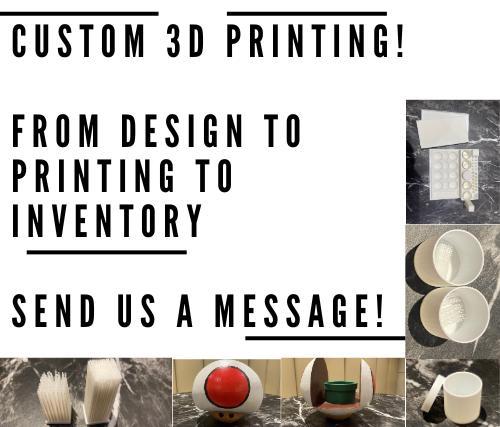 3D printing - Design, prototyping and supply