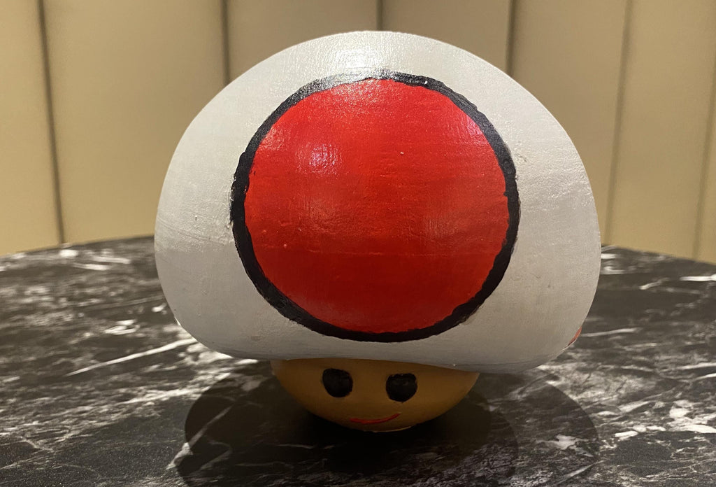 Toad-Inspired Controller Stand with Hidden Warp Pipe Storage – Hand Painted & compatible with standard controllers(PS4,PS5 and Xbox)
