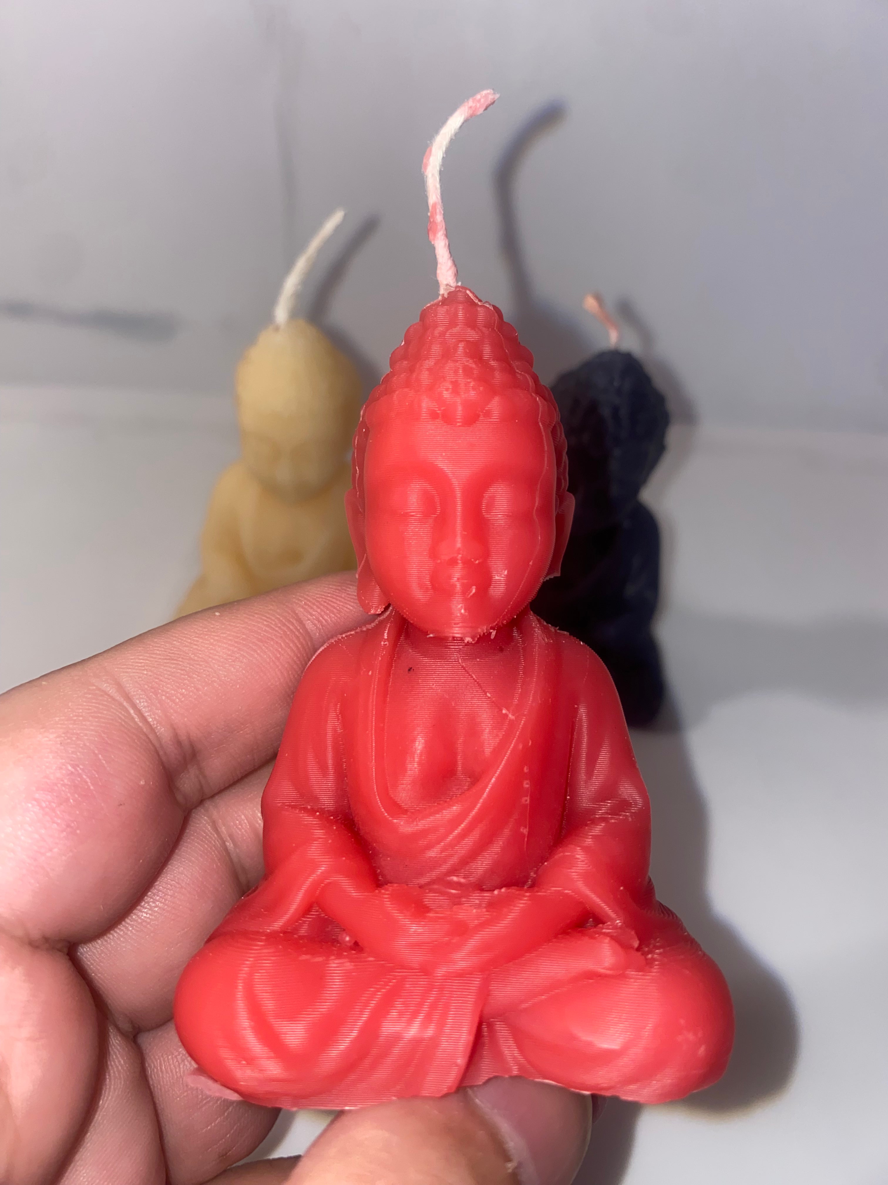 3 pack Buddha candles for relaxation