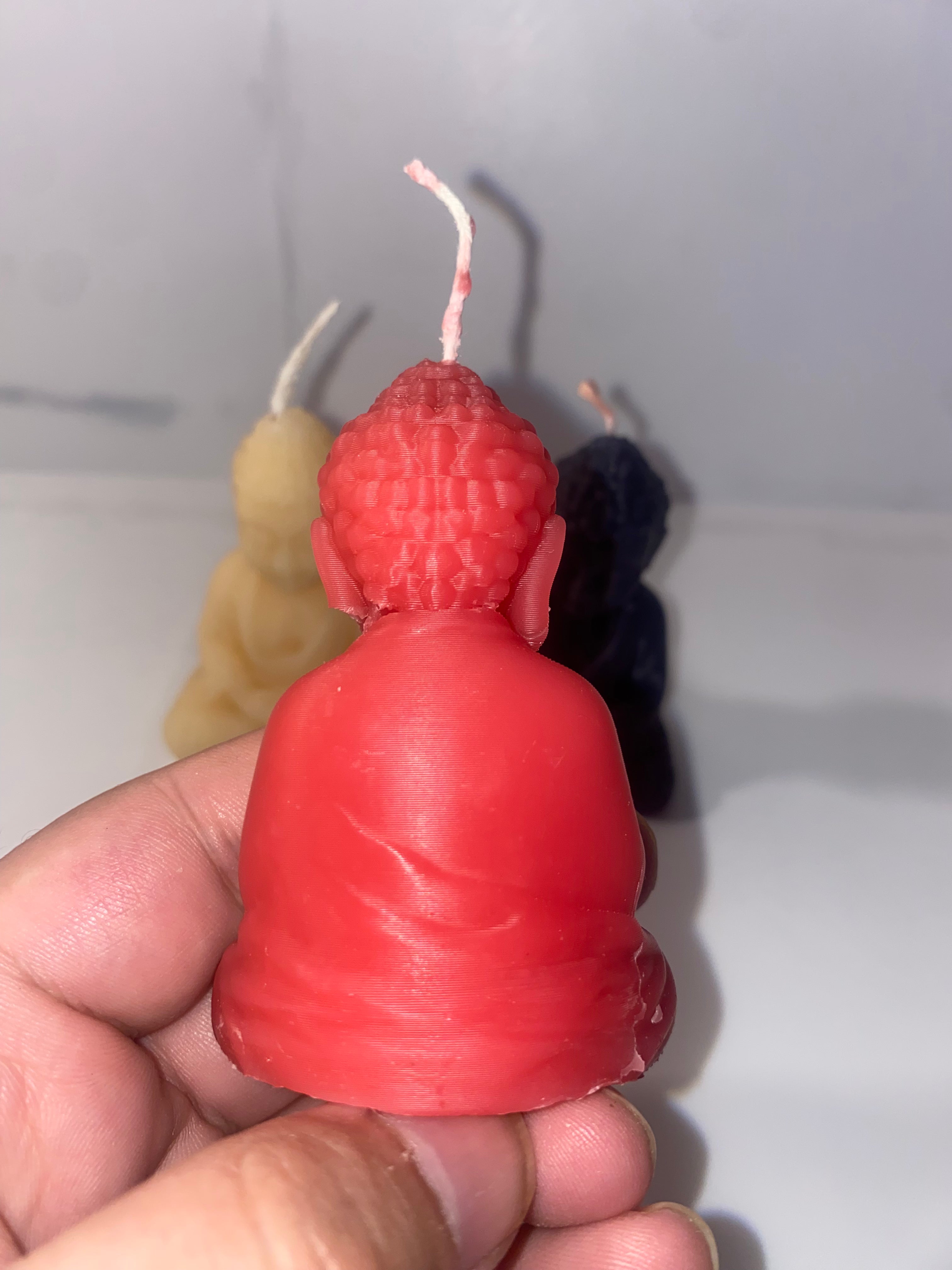 3 pack Buddha candles for relaxation