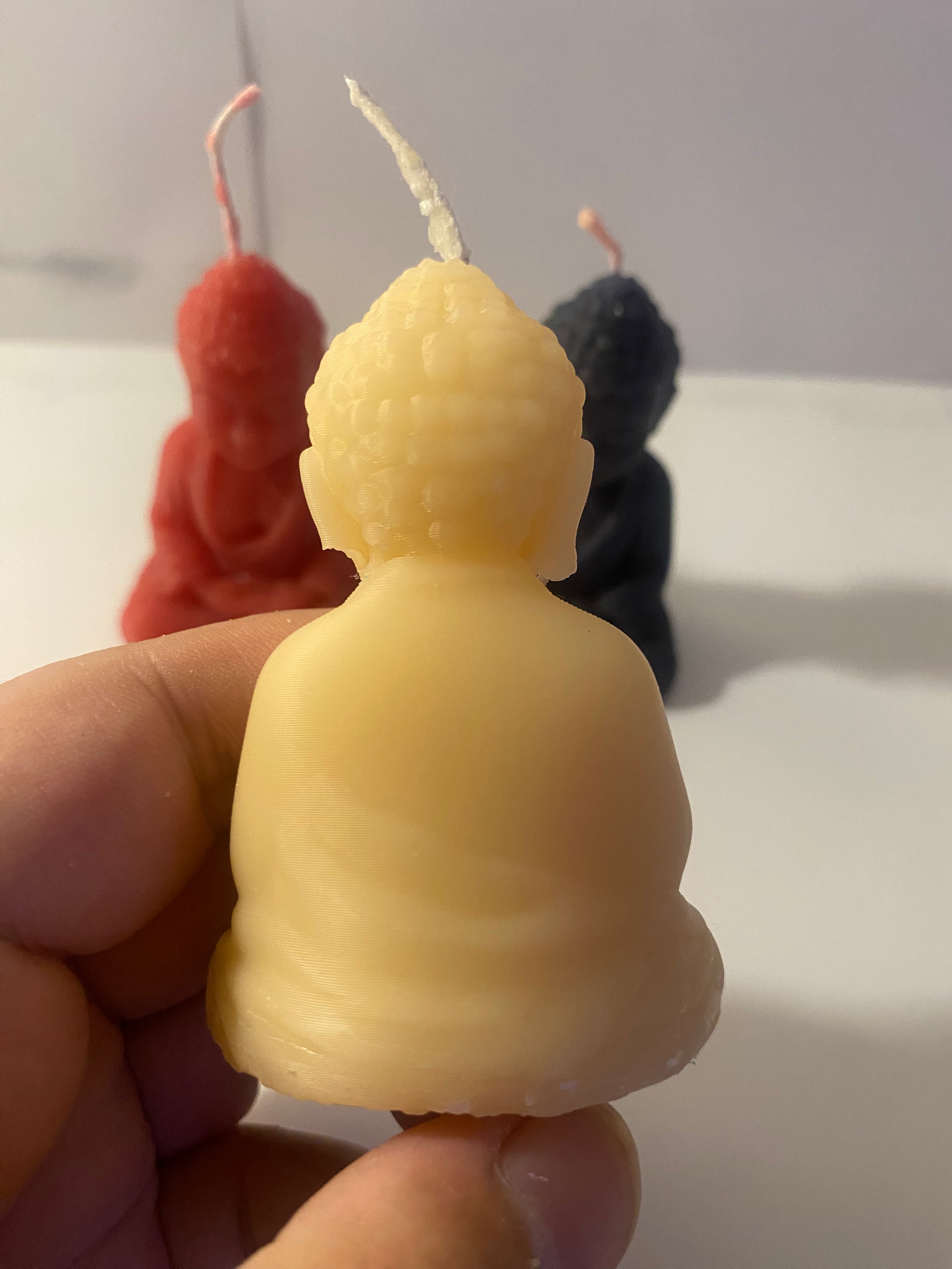 3 pack Buddha candles for relaxation