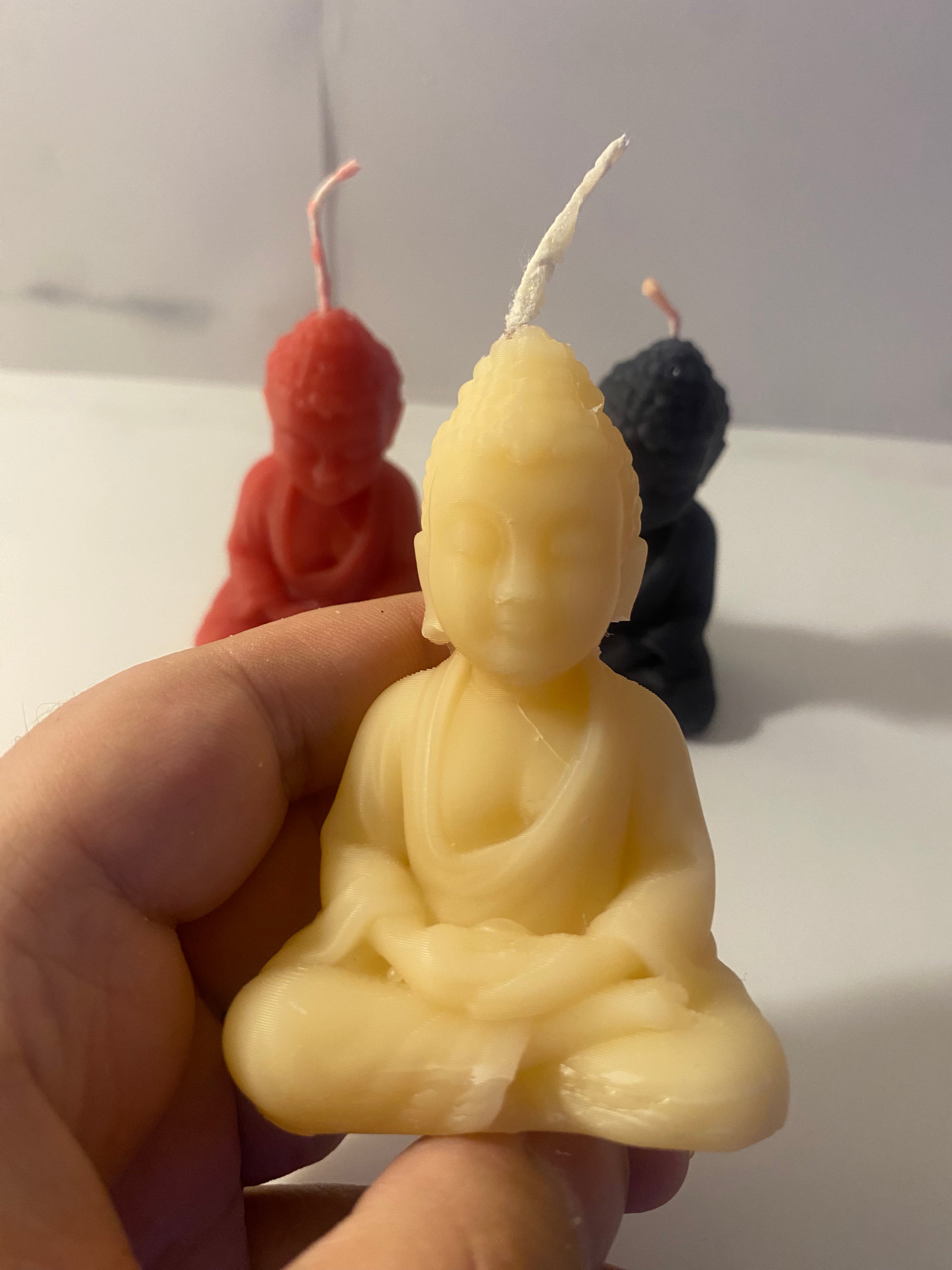 3 pack Buddha candles for relaxation