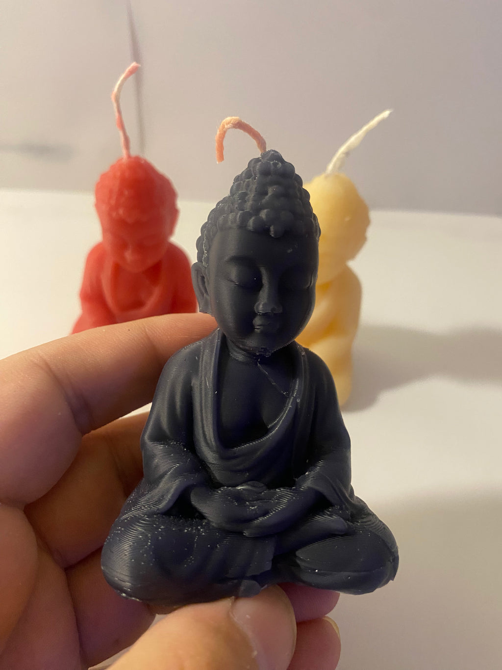 3 pack Buddha candles for relaxation
