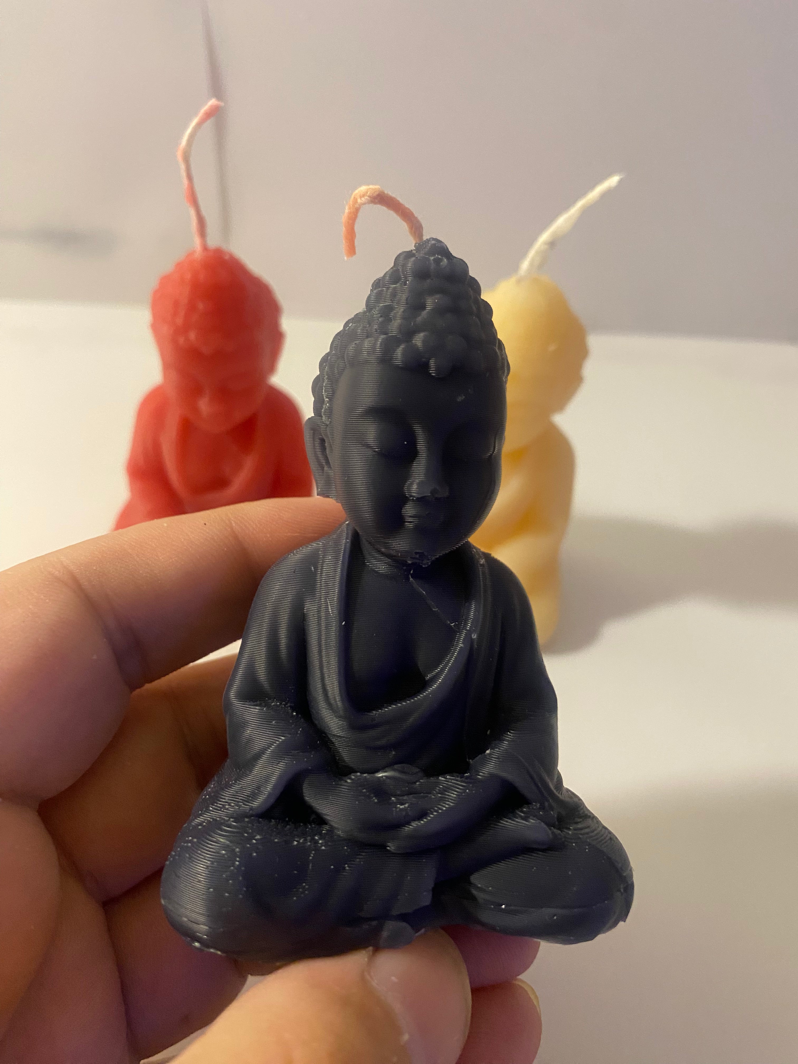 3 pack Buddha candles for relaxation