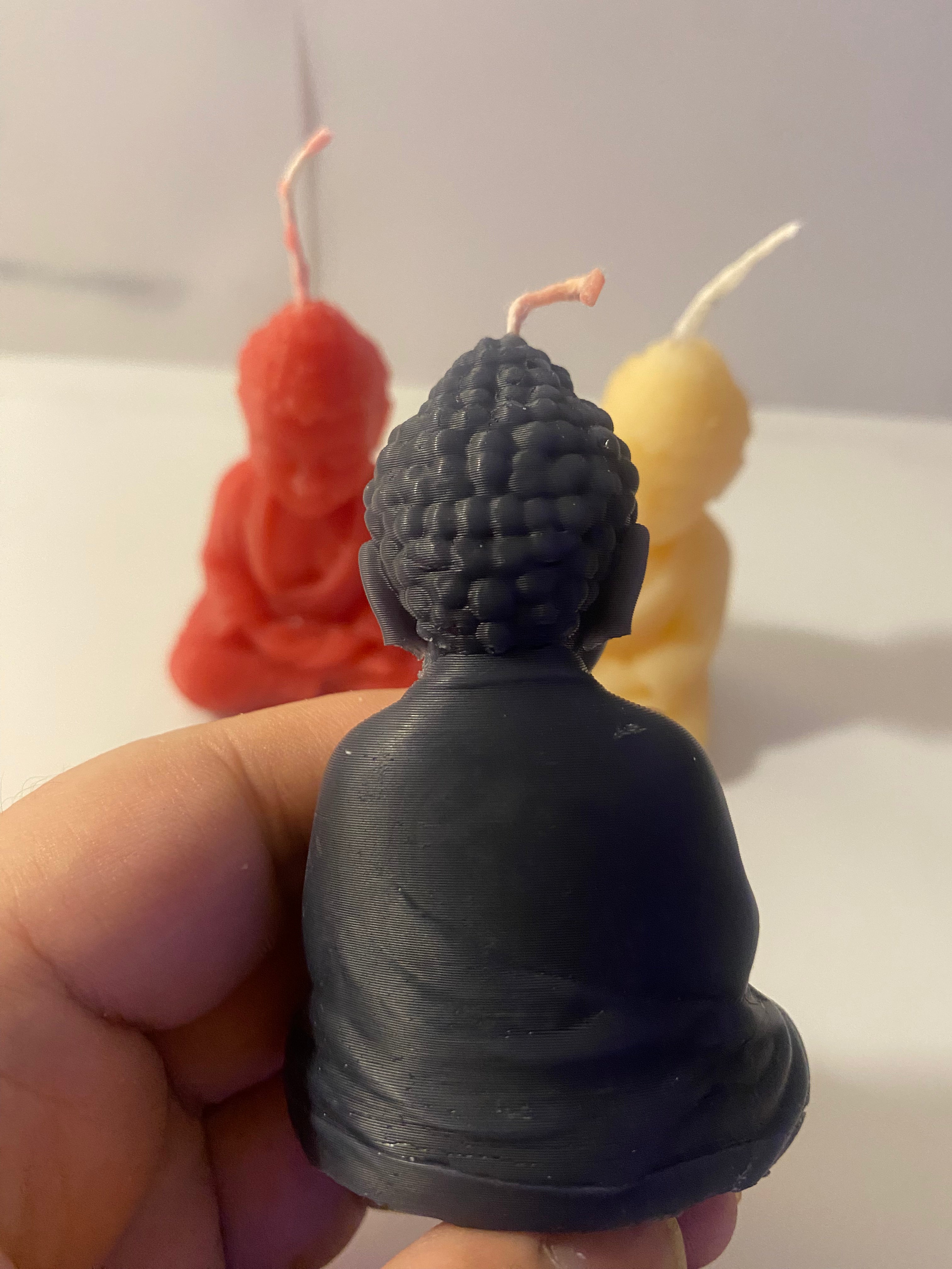 3 pack Buddha candles for relaxation