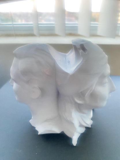 3D model - Hand painted - valentines day gift