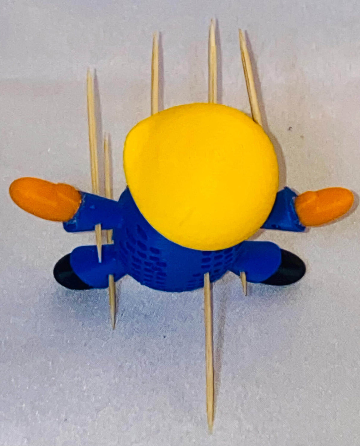 Orange Trump Toothpick Holder- 3D printed – Political Satire Kitchen Decor & Gag Gift