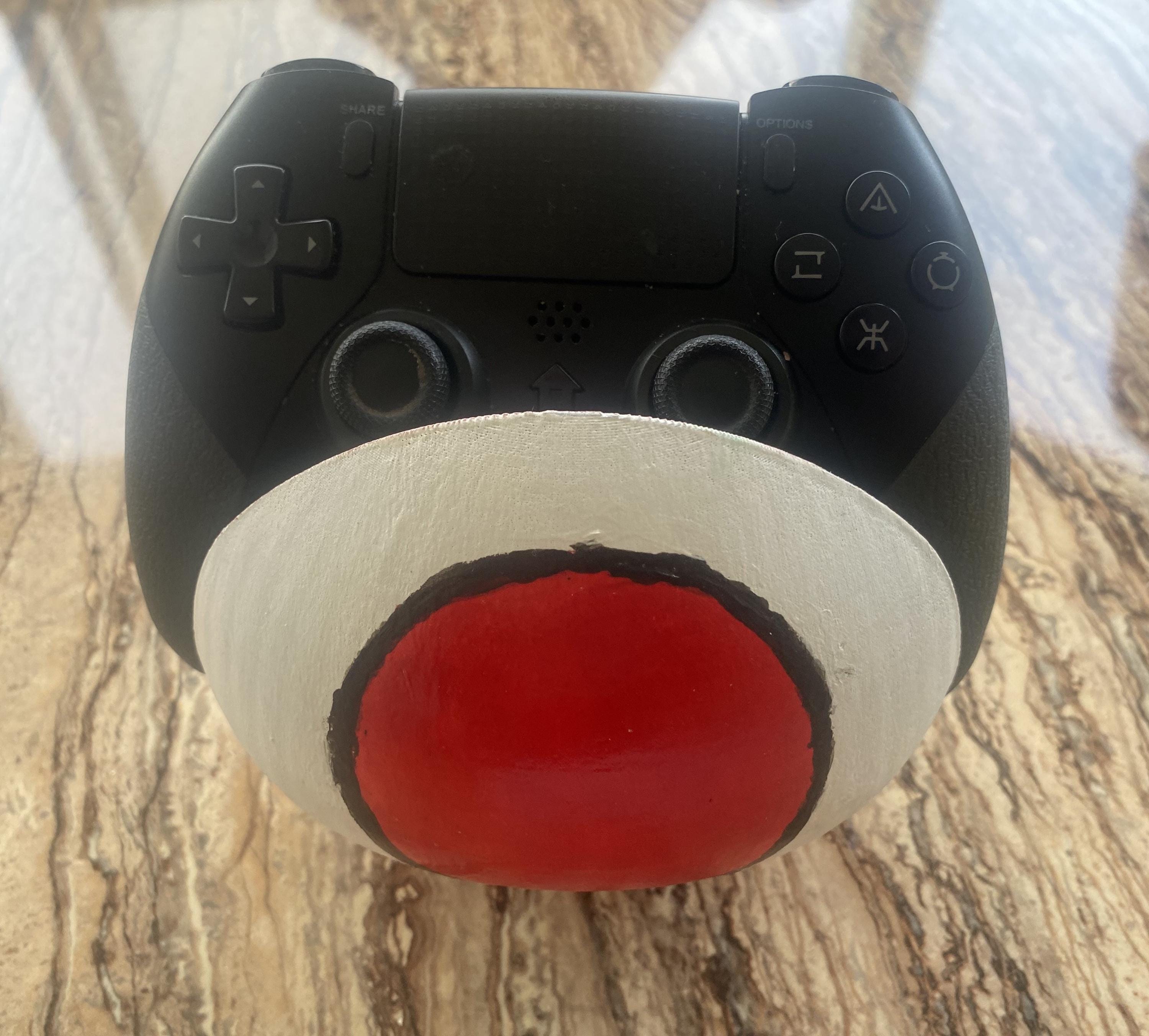 Toad-Inspired Controller Stand with Hidden Warp Pipe Storage – Hand Painted & compatible with standard controllers(PS4,PS5 and Xbox)