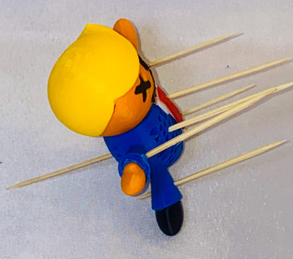 Orange Trump Toothpick Holder- 3D printed – Political Satire Kitchen Decor & Gag Gift